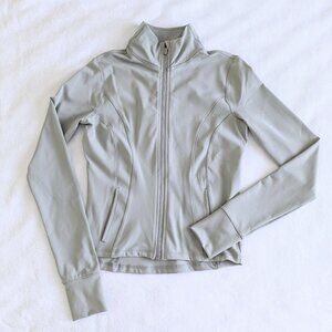 90 Degree By Reflex Women's Full Zip Cropped Running Track Jacket (XS, Green)